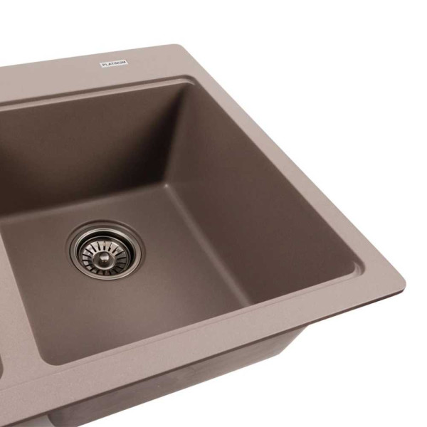 Фото - Мойка кухонная Platinum 7850 HARMONY матовая Дюна
