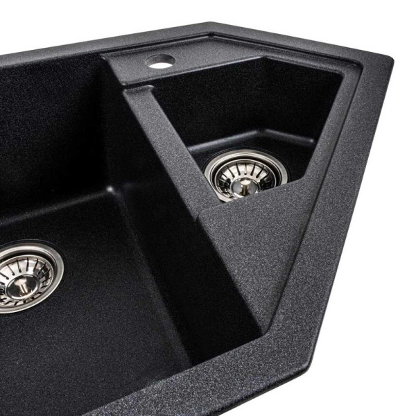 Фото - Мойка кухонная Platinum 9950 PANDORA матовый Карбон