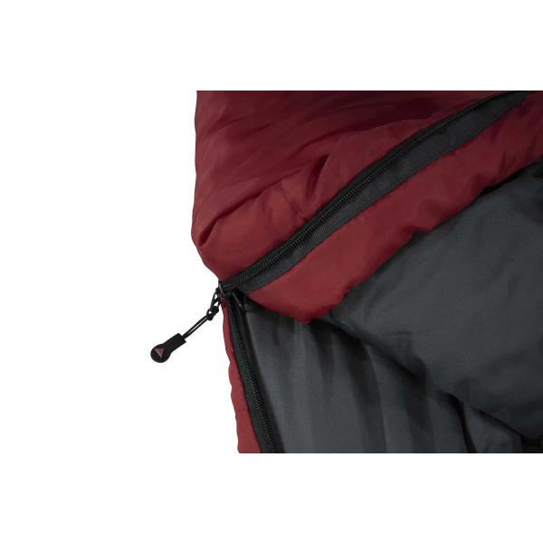 Фото - Спальный мешок High Peak TR 300/0°C Dark Red/Grey Left (23066)