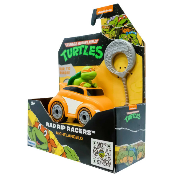 Фото - Коллекционная интерактивная фигурка TMNT Гонщик с лаунчером Микеланджело (71018)