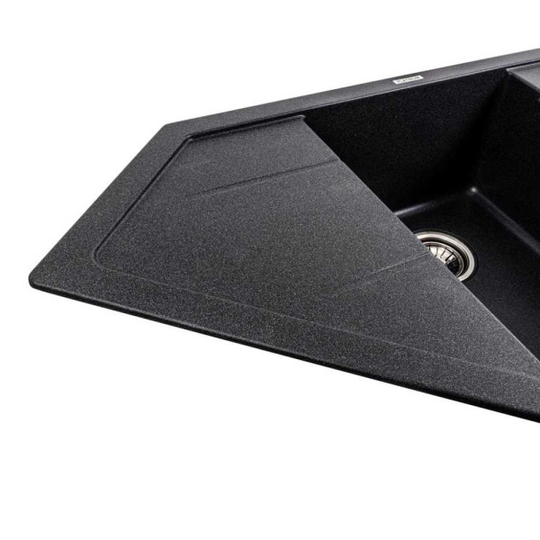 Фото - Мойка кухонная Platinum 9950 PANDORA матовый Карбон