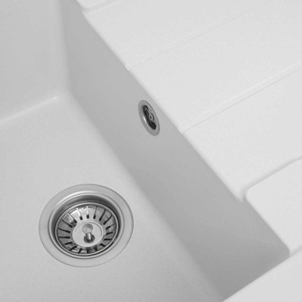 Фото - Мойка кухонная VALESO 6550 INTENSO матовая Белоснежная