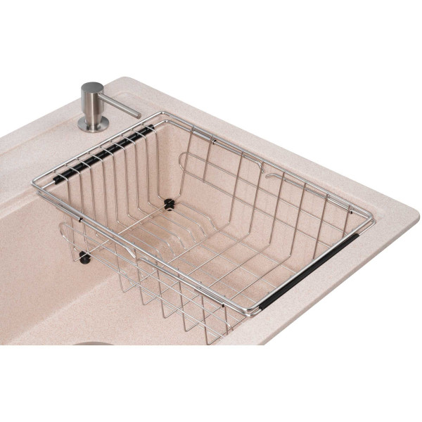 Фото - Мойка кухонная+смеситель GRANADO Basic Artes avena (+ Campo LUX inox + дозатор Redondo inox + корзина + доска)