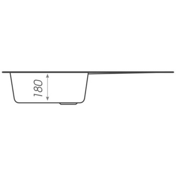 Фото - Мойка кухонная VALESO 7850 VERONA матовая Графит