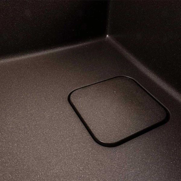 Фото - Мойка кухонная Platinum 7850 CUBE матовая Темная скала