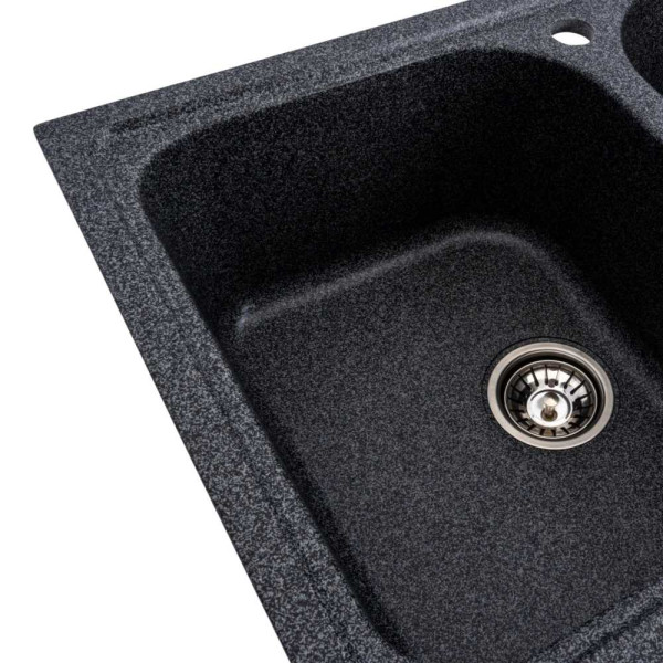Фото - Мойка кухонная VALESO 7950 Equatoria матовый Графит