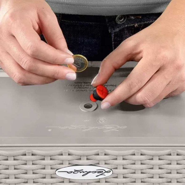 Фото - Вазон Lechuza 30 Cottage Bacino Графитовый черный 15468