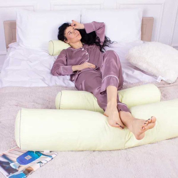 Фото - Подушка валик MirSon №8574 Naturale Line 12-0525 Tiziana Полистирол 60х20 см (2200006345756)