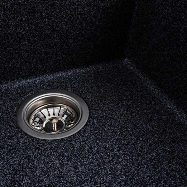 Фото - Мойка кухонная Platinum 4040 RUBA матовый Графит