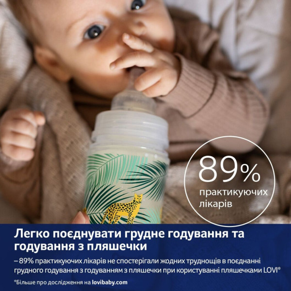 Фото - Бутылочка для кормления Lovi Trends 120 мл - Jungle Vibes (21/593)