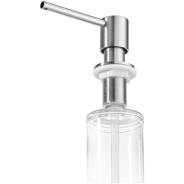 Фото - Мойка кухонная+смеситель GRANADO Optimal Artes white (+ Badalona LUX inox + дозатор Redondo inox + корзина + доска)