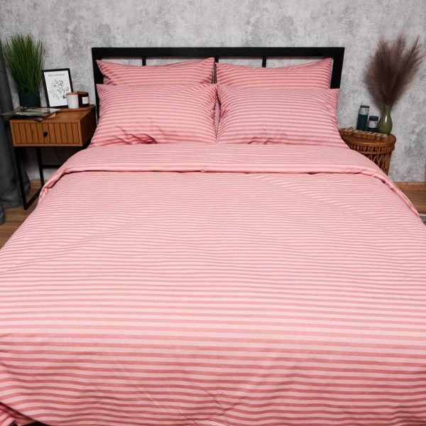 Фото - Комплект постельного белья Moon&Star Бязь Gold Люкс Pink Whisper 160х220 нав. 4х50х70 (MS-820006638)