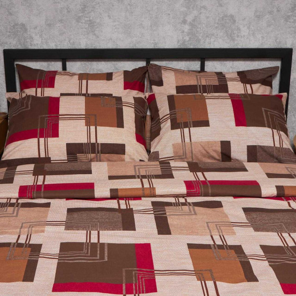 Фото - Комплект постельного белья Moon&Star Бязь Gold Люкс Retro Geometry 160х220 нав. 2х40х60 (MS-820006705)