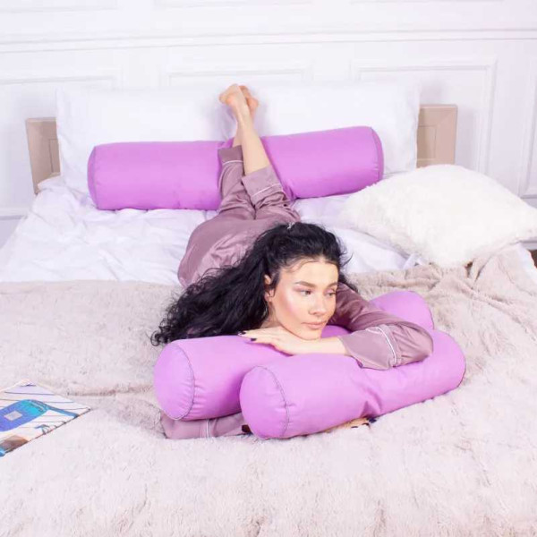 Фото - Подушка валик MirSon №8372 Naturale Line 16-3310 Bernarda Tencel 60х20 см (2200006252191)