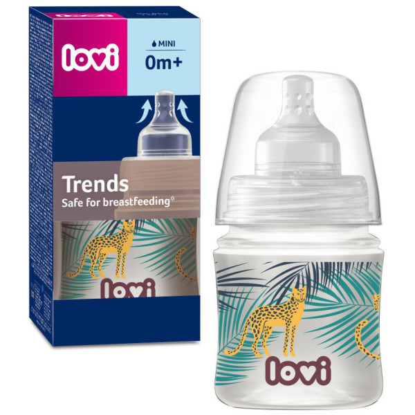 Фото - Бутылочка для кормления Lovi Trends 120 мл - Jungle Vibes (21/593)