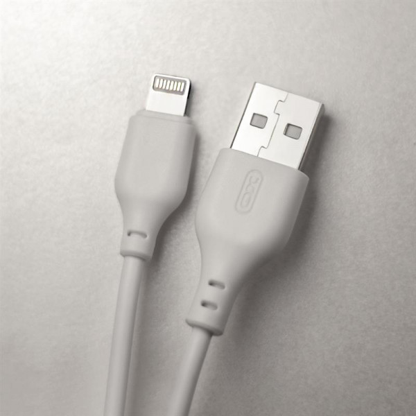 Фото - Кабель синхронизации данных XO NB103 USB-Lightning 2.1A 1 m White (00000011352)