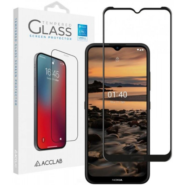 Фото - Защитное стекло для смартфона ACCLAB Full Glue for Nokia 1.4 Black (1283126511790)