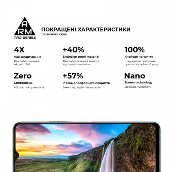 Фото - Защитное стекло для смартфона Armorstandart Pro for Vivo Y51 0.33 mm Black (ARM58166)