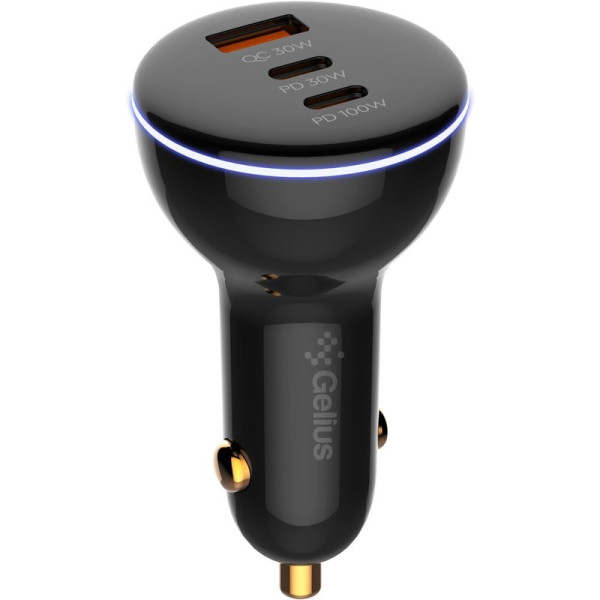 Фото - Автомобильное зарядное устройство Gelius Tronex GP-CC012 1USB + 2Type-C 160W Black (101285)