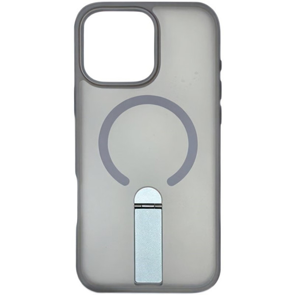 Фото - Чехол для смартфона Gelius Bumper Stick Case MagSafe Stand for iPhone 15 Grey (101486) Фото - Чехол для смартфона Gelius Bumper Stick Case MagSafe Stand for iPhone 15 Grey (101486)