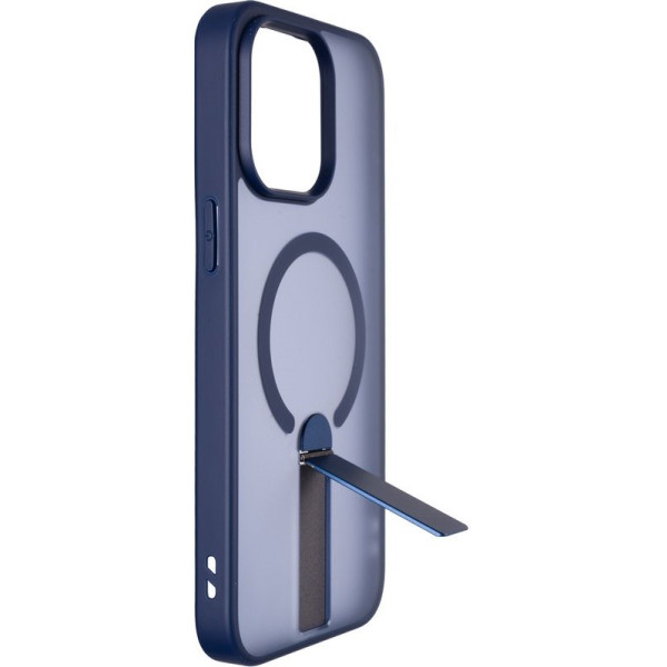 Фото - Чехол для смартфона Gelius Bumper Stick Case MagSafe Stand for iPhone 15 Pro Max Blue (101495)