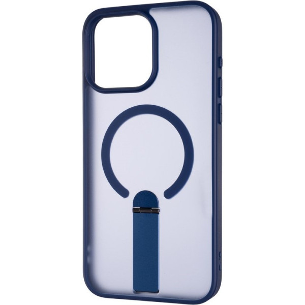 Фото - Чехол для смартфона Gelius Bumper Stick Case MagSafe Stand for iPhone 15 Pro Max Blue (101495)