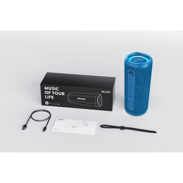 Фото - Портативная акустика Mlove P2 IPX7 Waterproof Blue