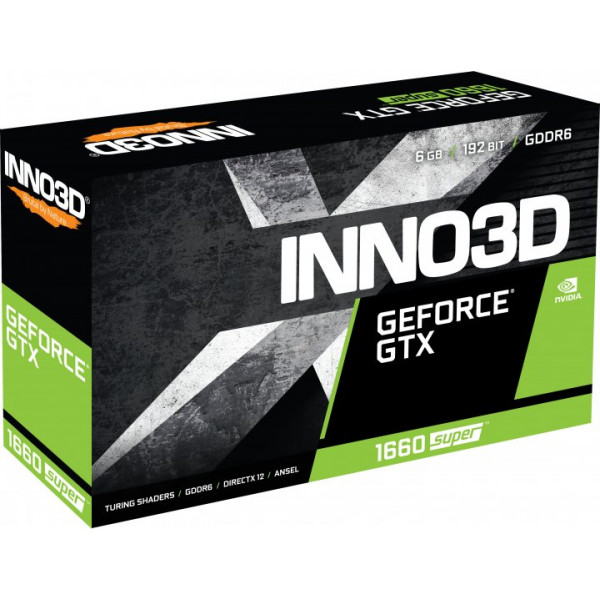 Фото - Видеокарта Inno3D GeForce GTX1660 SUPER Twin X2 6GB GDDR6