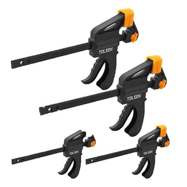 Фото - Струбцина Tolsen быстрозажимная 4 шт. (10209)