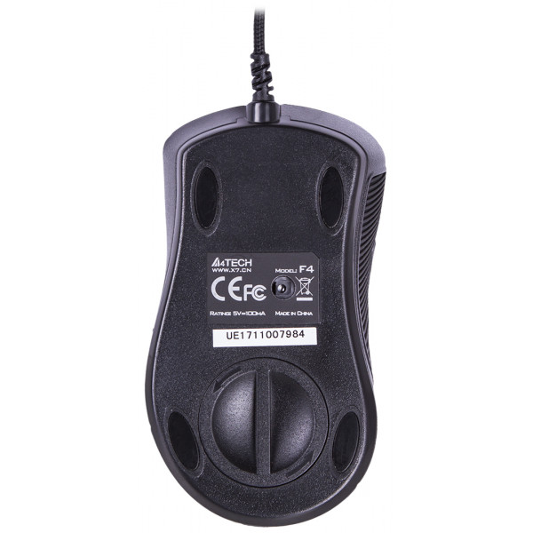 Фото - Мышь проводная A4tech F4 USB (Black)