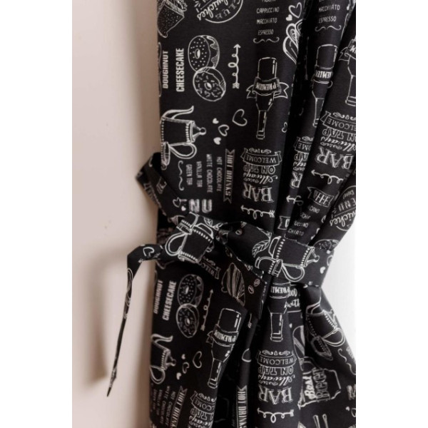 Фото - Комплект штор Прованс Breakfast black 2 ед. 136х180 см (039485)