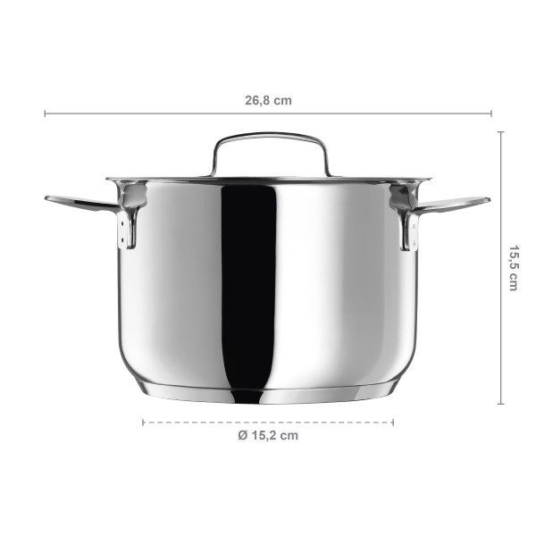 Фото - Кастрюля Fiskars All Steel 3 л (1023766)