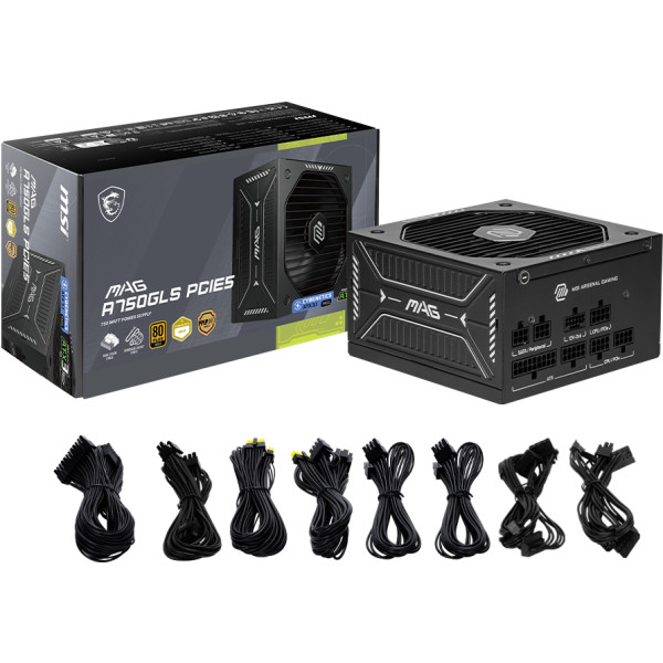 Фото - Блок питания для ПК MSI MAG A750GLS PCIE5