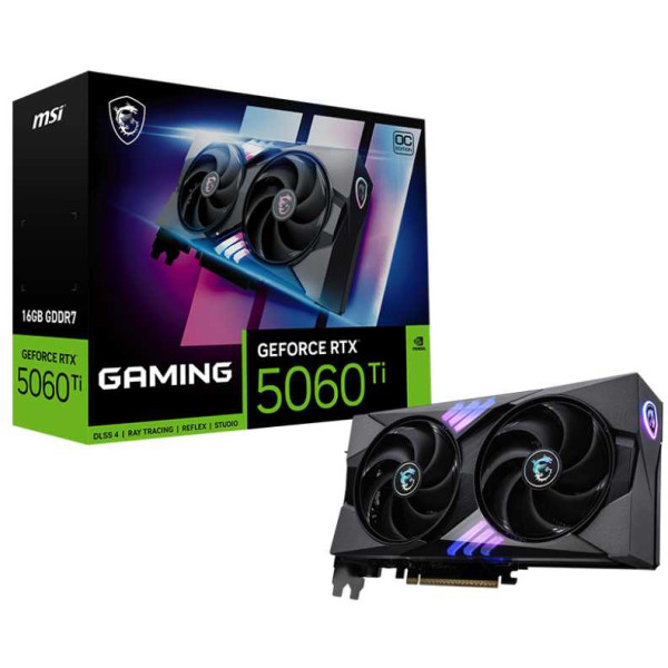 Фото - Видеокарта MSI RTX 5060 Ti 16G GAMING OC