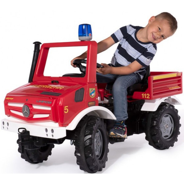 Фото - Толокар Rolly Toys Пожарная машина rollyUnimog Fire Красная (038220)