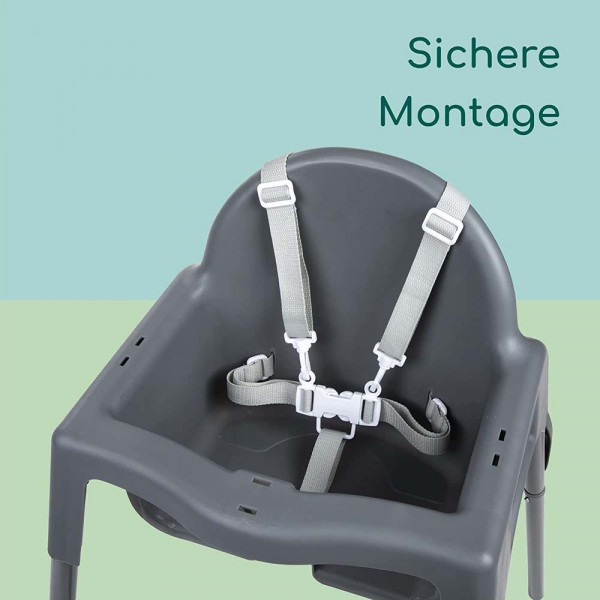 Фото - Стульчик для кормления классический Bebe Confort Meely Dark Grey