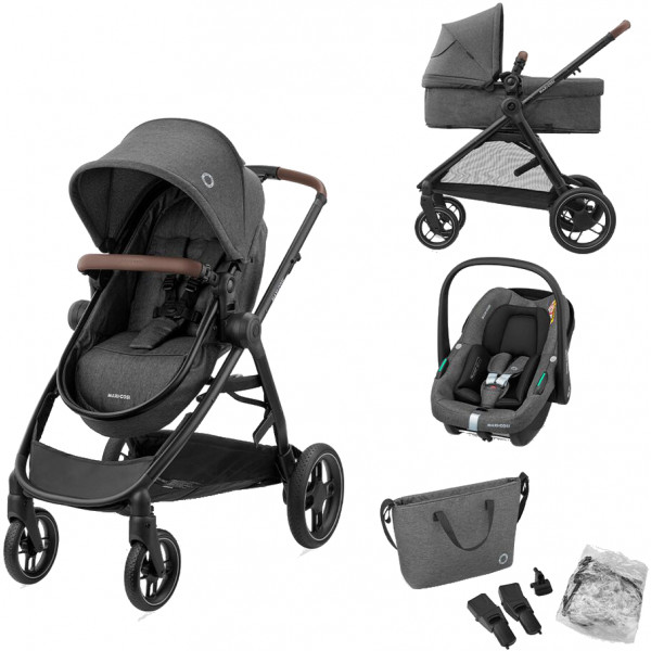 Фото - Коляска универсальная 3 в 1 Maxi-Cosi Zelia S Trio Dark Grey