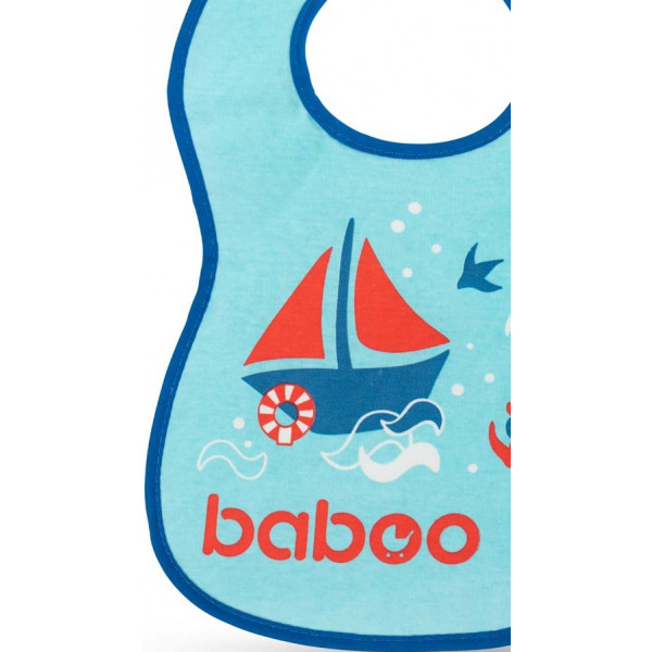 Фото - Нагрудник тканевый Baboo Marine Blue (11-011)