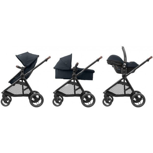 Фото - Коляска универсальная 3 в 1 Maxi-Cosi Zelia 3 Duo Essential Graphite