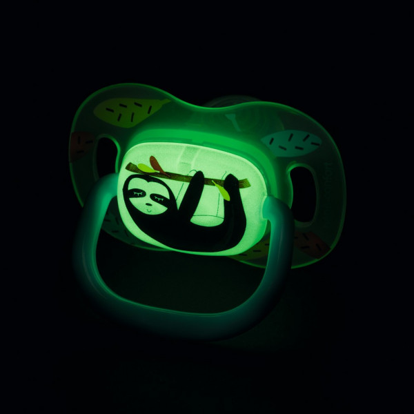 Фото - Симметричная пустышка Bebe Confort 2 шт 6/36 Lazy Sloth