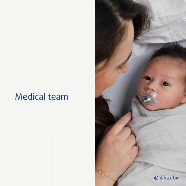 Фото - Ортодонтическая пустышка Difrax Dental Newborn 796 Ice