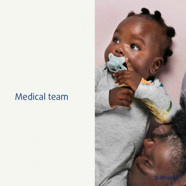 Фото - Ортодонтическая пустышка Difrax Dental 800 Blossom