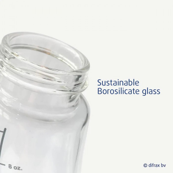 Фото - Бутылочка для кормления Difrax 310 мл S-bottle Wide White