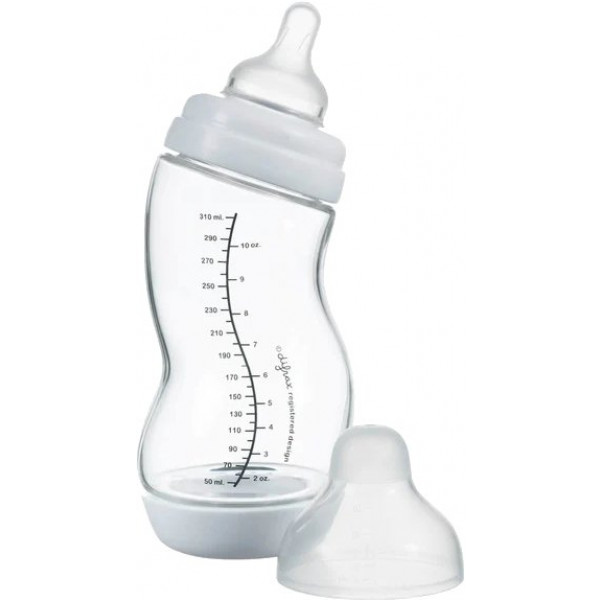 Фото - Бутылочка для кормления Difrax 310 мл S-bottle Wide White