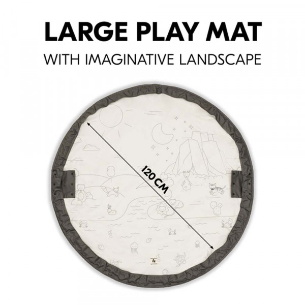 Фото - Развивающий коврик HAUCK Play N Tidy Dark Grey