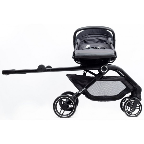 Фото - Коляска прогулочная Hamilton by Yoop T1 Dark Grey (65573)