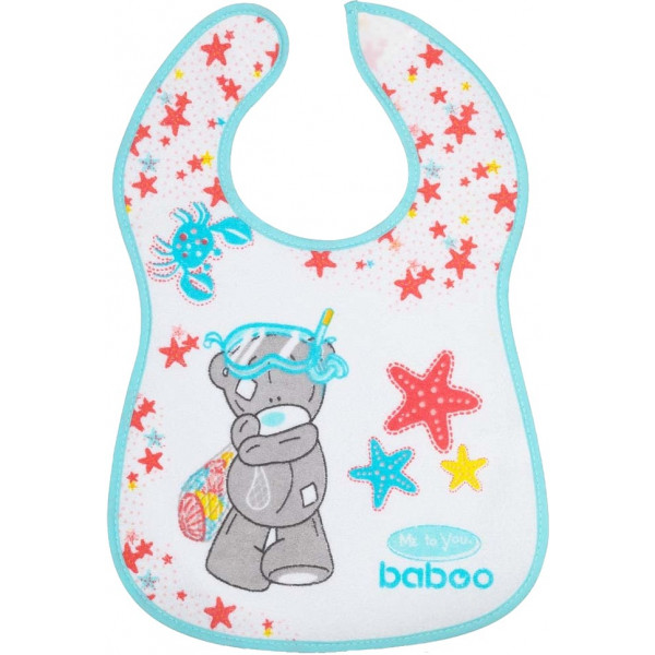 Фото - Нагрудник тканевый Baboo Me to You 3+ мес White (11-100)