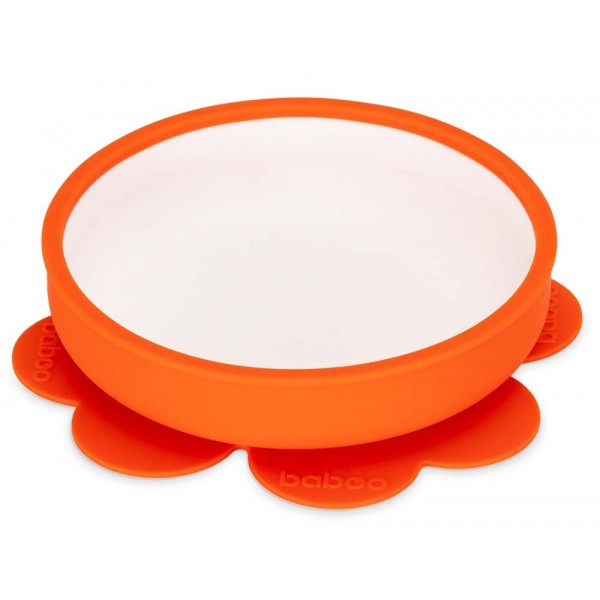 Фото - Тарелка для малыша Baboo Orange (9-023) Фото - Тарелка для малыша Baboo Orange (9-023)