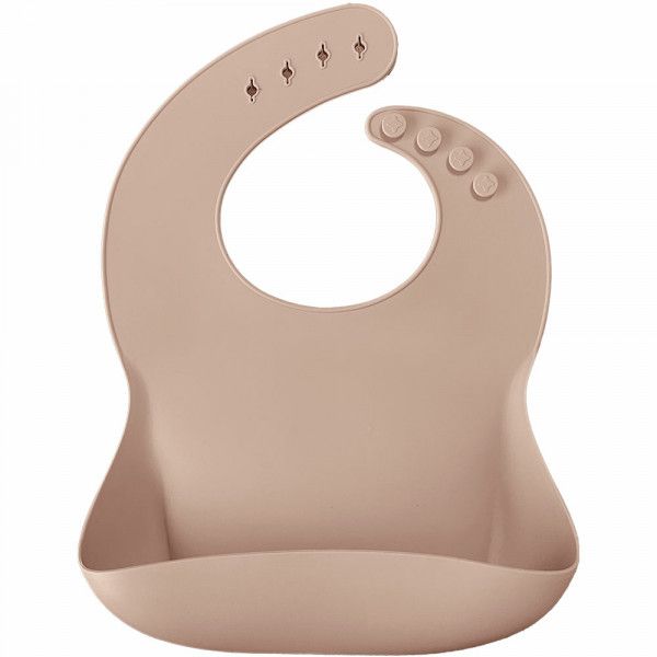 Фото - Нагрудник силиконовый MinikOiOi Basics Bubble Beige/Powd 2 шт. (101020066)