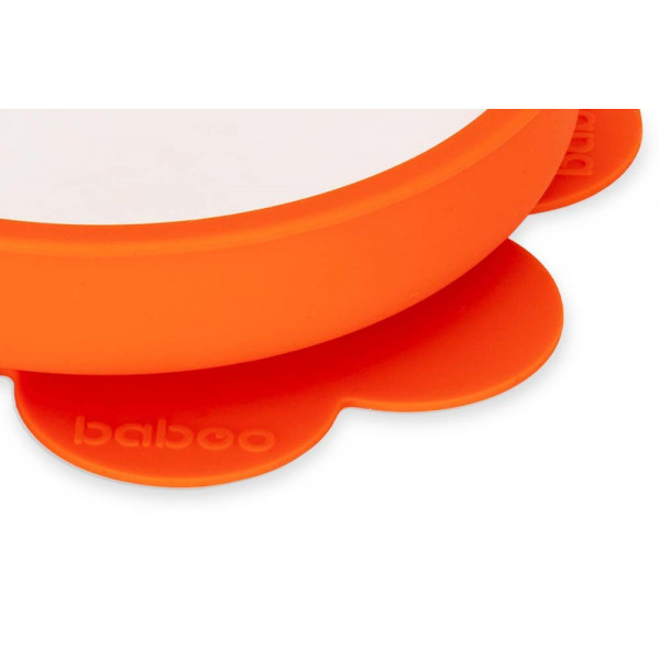 Фото - Тарелка для малыша Baboo Orange (9-023)